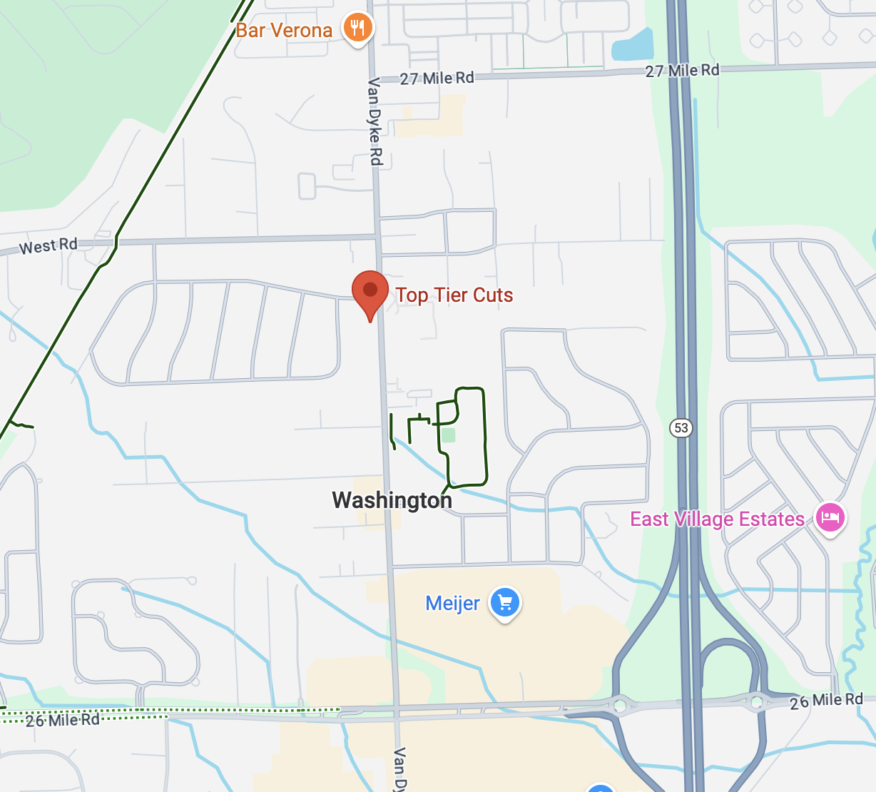 Top-Tier Cuts Location Map